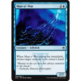 MtG Trading Card Game Masters 25 Common Man-o'-War #64