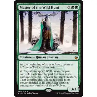 MtG Trading Card Game Masters 25 Mythic Rare Master of the Wild Hunt #181