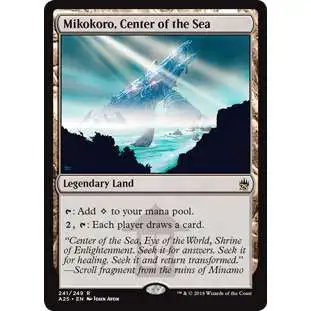 MtG Trading Card Game Masters 25 Rare Foil Mikokoro, Center of the Sea #241