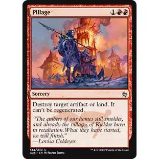 MtG Trading Card Game Masters 25 Common Pillage #144