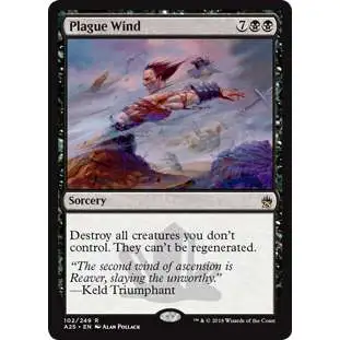 MtG Trading Card Game Masters 25 Rare Plague Wind #102