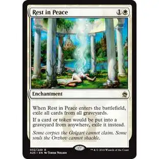 MtG Trading Card Game Masters 25 Rare Rest in Peace #32
