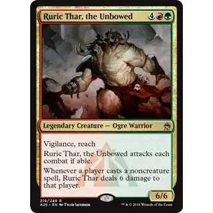 MtG Trading Card Game Masters 25 Rare Ruric Thar, the Unbowed #216