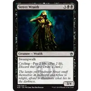 MtG Trading Card Game Masters 25 Uncommon Street Wraith #108