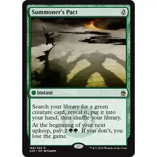 MtG Trading Card Game Masters 25 Rare Summoner's Pact #189