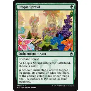 MtG Trading Card Game Masters 25 Uncommon Utopia Sprawl #192