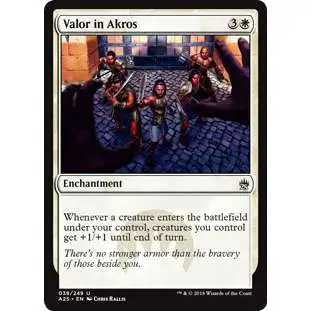 MtG Trading Card Game Masters 25 Uncommon Valor in Akros #38