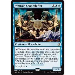 MtG Trading Card Game Masters 25 Rare Foil Vesuvan Shapeshifter #77