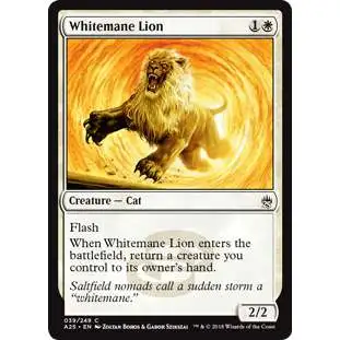 MtG Trading Card Game Masters 25 Common Whitemane Lion #39