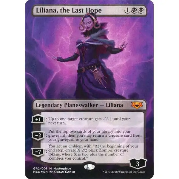 MtG Trading Card Game Mythic Edition: Guilds of Ravnica Mythic Rare Liliana, the Last Hope GR2