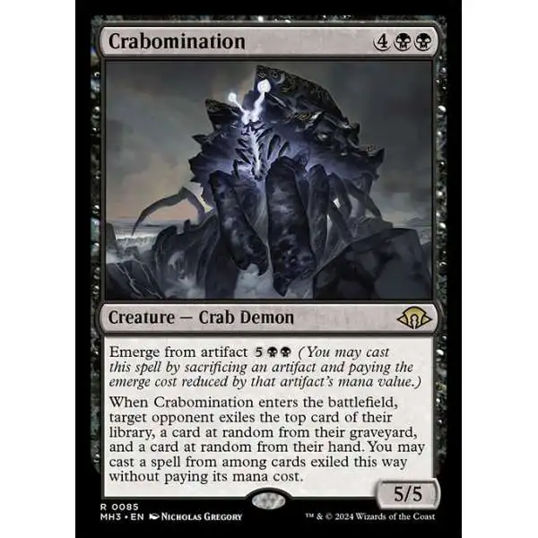 MtG Modern Horizons 3 Rare Crabomination #85