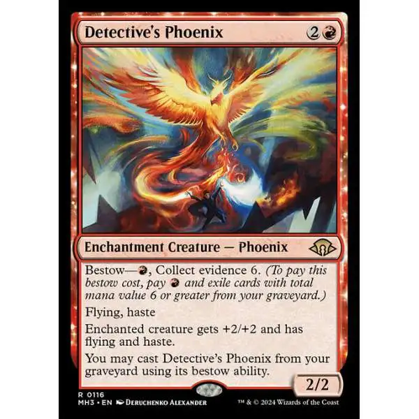 MtG Modern Horizons 3 Rare Detective's Phoenix #116