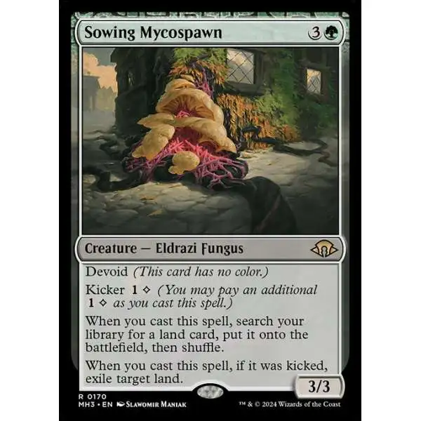 MtG Modern Horizons 3 Rare Sowing Mycospawn #170