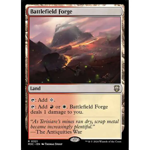 MtG Modern Horizons 3 Commander Rare Battlefield Forge #321