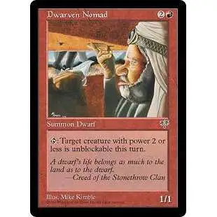 MtG Mirage Common Dwarven Nomad
