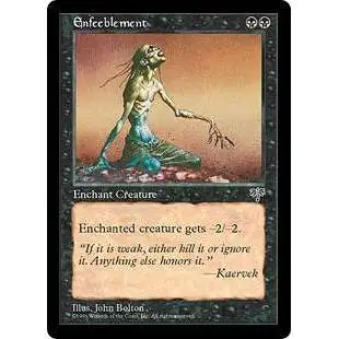 MtG Mirage Common Enfeeblement