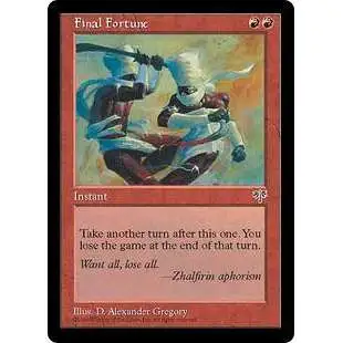 MtG Mirage Rare Final Fortune