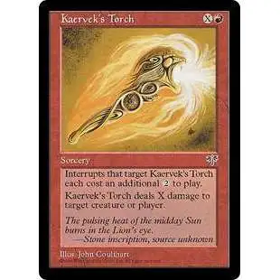 MtG Mirage Common Kaervek's Torch