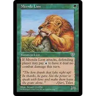 MtG Mirage Common Mtenda Lion
