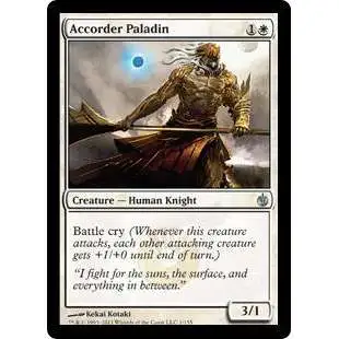 MtG Mirrodin Besieged Uncommon Accorder Paladin #1