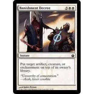 MtG Mirrodin Besieged Common Banishment Decree #3