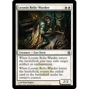 MtG Mirrodin Besieged Uncommon Leonin Relic-Warder #10