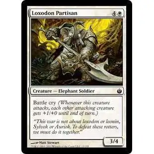 MtG Mirrodin Besieged Common Loxodon Partisan #12