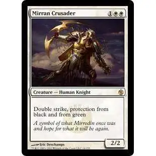MtG Mirrodin Besieged Rare Mirran Crusader #14 [Signed by the Artist]