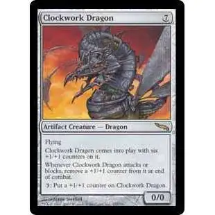 MtG Mirrodin Rare Clockwork Dragon #155