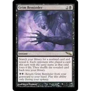 MtG Mirrodin Rare Grim Reminder #66