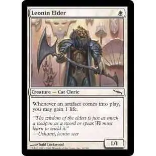 MtG Mirrodin Common Leonin Elder #10