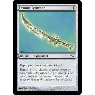 MtG Mirrodin Common Leonin Scimitar #193