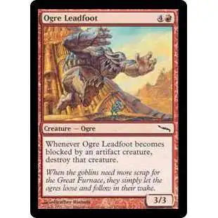 MtG Mirrodin Common Foil Ogre Leadfoot #102