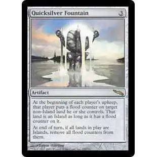 MtG Mirrodin Rare Quicksilver Fountain #233 [Foil, Lightly Played] [Lightly Played]