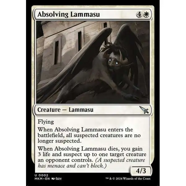 MtG Murders at Karlov Manor Uncommon Absolving Lammasu #2