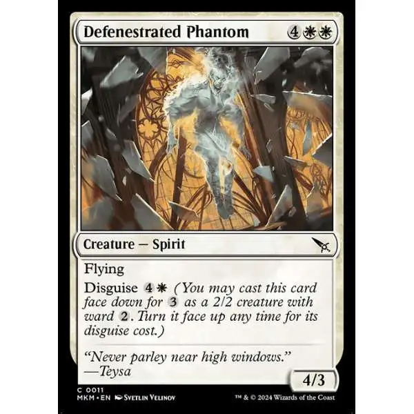 MtG Murders at Karlov Manor Common Defenestrated Phantom #11