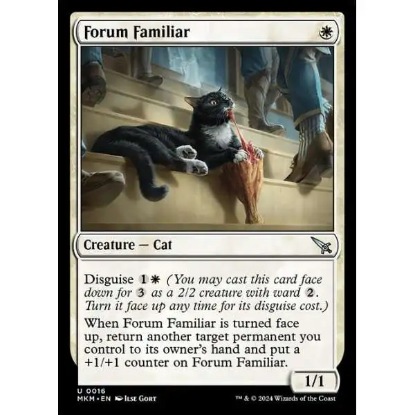 MtG Murders at Karlov Manor Uncommon Forum Familiar #16