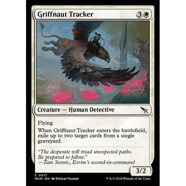 MtG Murders at Karlov Manor Common Griffnaut Tracker #17