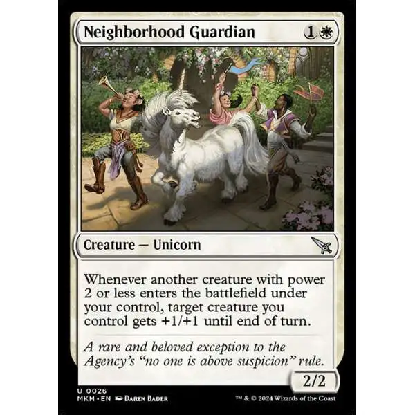 MtG Murders at Karlov Manor Uncommon Neighborhood Guardian #26