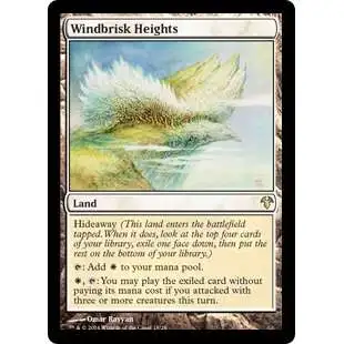 MtG Trading Card Game Modern Event Deck 2014 Rare Windbrisk Heights #18