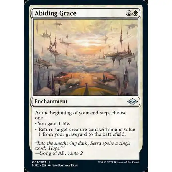 MtG Trading Card Game Modern Horizons 2 Uncommon Abiding Grace #1