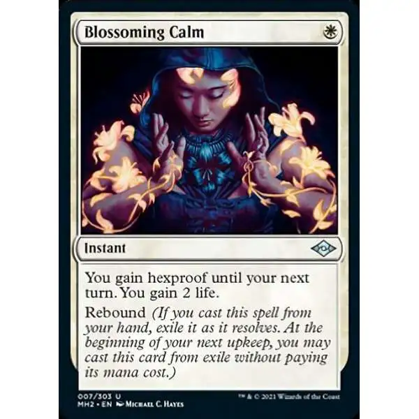 MtG Trading Card Game Modern Horizons 2 Uncommon Blossoming Calm #7