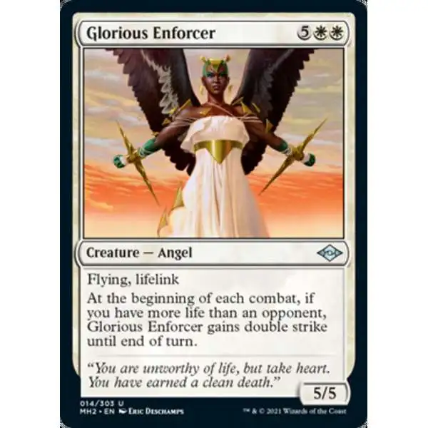 MtG Trading Card Game Modern Horizons 2 Uncommon Glorious Enforcer #14