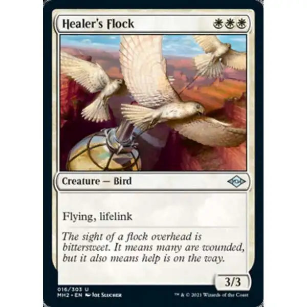 MtG Trading Card Game Modern Horizons 2 Uncommon Healer's Flock #16