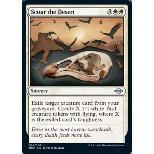 MtG Trading Card Game Modern Horizons 2 Uncommon Scour the Desert #28