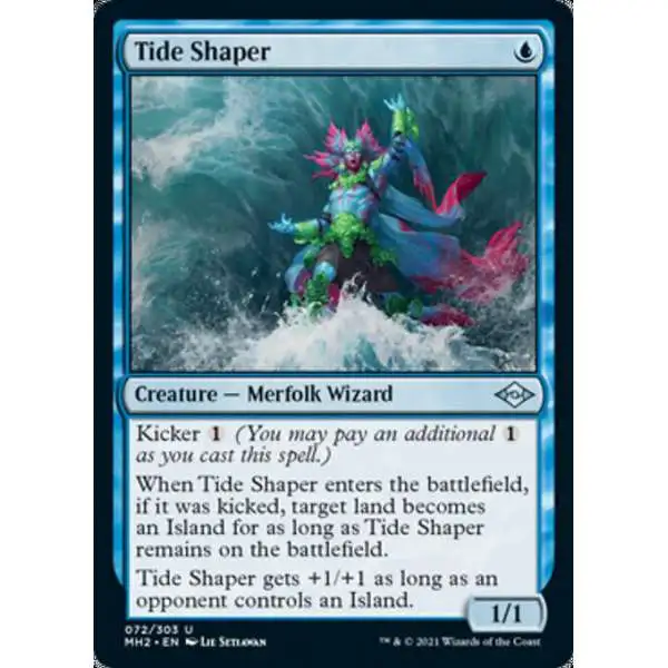 MtG Trading Card Game Modern Horizons 2 Uncommon Tide Shaper #72