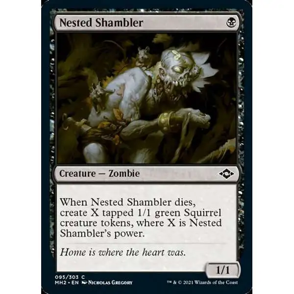 MtG Trading Card Game Modern Horizons 2 Common Foil Nested Shambler #95