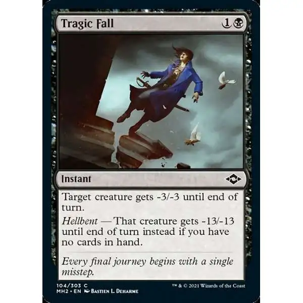 MtG Trading Card Game Modern Horizons 2 Common Tragic Fall #104