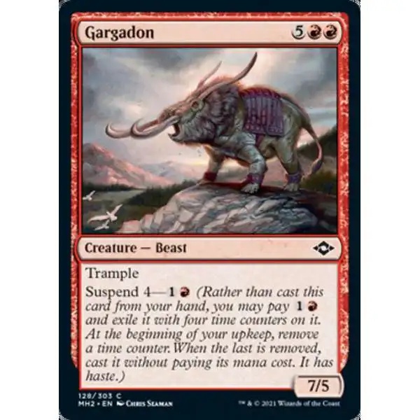 MtG Trading Card Game Modern Horizons 2 Common Gargadon #128