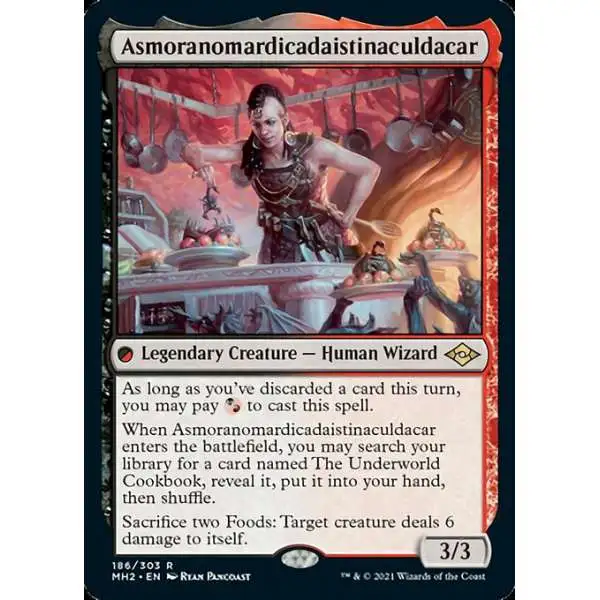 MtG Trading Card Game Modern Horizons 2 Rare Asmoranomardicadaistinaculdacar #186